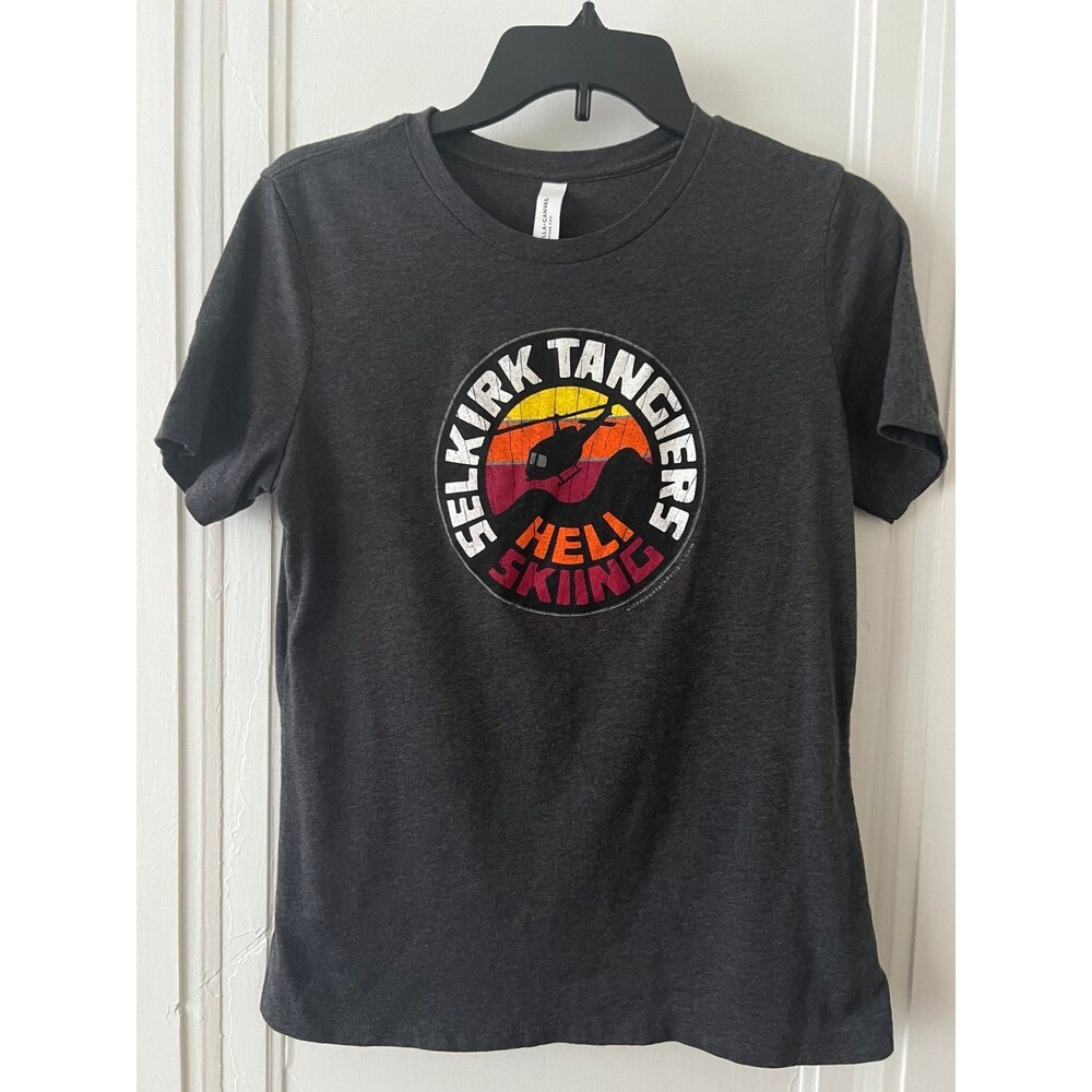 Grey cotton t shirt help skiing size M